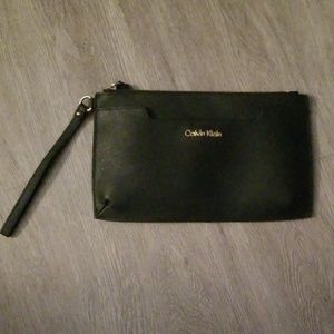 Calvin Klein Mini Black Wristlet